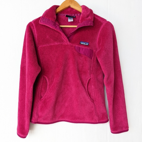 PATAGONIA Synchilla Retool Snap-T Pullover Magenta Pink - Picture 5 of 6